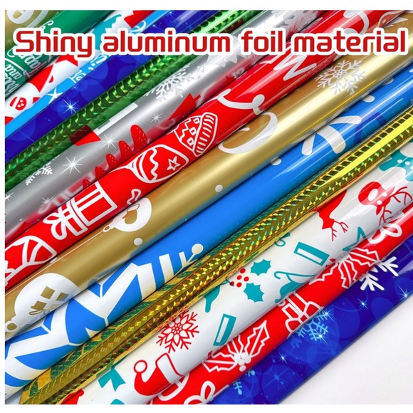 B974 Limited Edition INSTAWRAP 38 Piece Christmas Drawstring Gift Bags Assorted - Picture 4 of 5